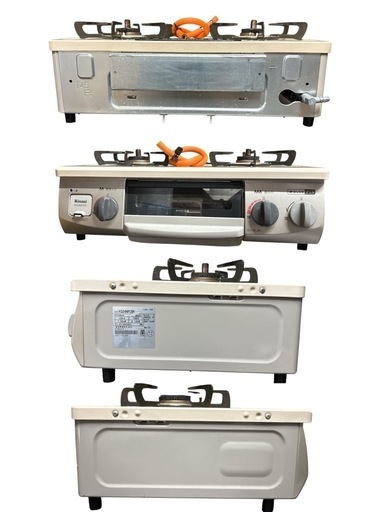 リンナイ ガステーブル KG34NPCBR 2021年 アイボリー 都市ガス
