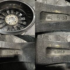 Weds RiZLEY ウェッズ ライツレー 15インチ 4本 6J5HPCD114.3+53 ブラポリ ヴォクシー ノア エスクァイア ステップワゴン等　(MHA596MY)クレジットカード QRコード決済可能の画像