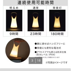 LEDライト　授乳の画像
