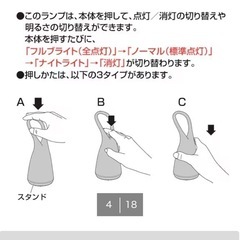 LEDライト　授乳の画像