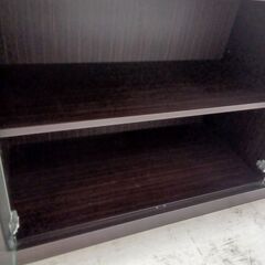 リユースのサカイ栃木店★ジモティ割あり★  キャビネット ダークブラウン W180×D45×H72.5 クリーニング済み TC10127の画像