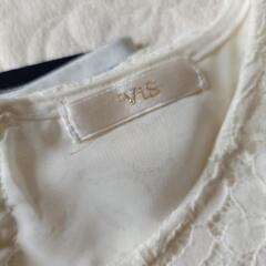 vis レース＆ボーダートップス　Мサイズの画像