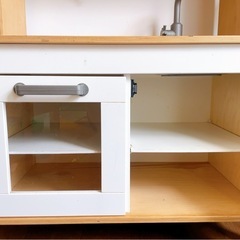 IKEA イケア　おままごとキッチン　木製　子供用の画像