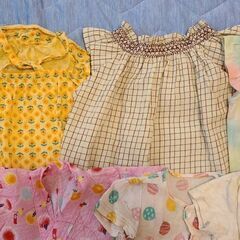 6ヶ月(70cm)の女の子の赤ちゃんの夏の服の画像