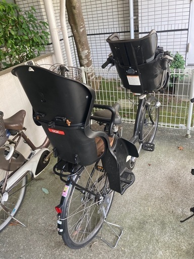 電動アシスト付き自転車　ジャンク ♦️EJ123番 電動自転車 （大人気新品 日本初「双子用の三輪電動