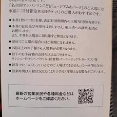 ナガシマジャンボ海水プール　遊園地入場券　大人2枚の画像