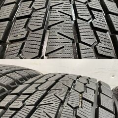 走行短め【YK G075 265/70R16】スタッドレス【Weds KEELER TACTICS 16インチ 7J6HPCD139.7+26】ハイラックスサーフ 90プラド等　(MTM642MY)クレジットカード QRコード決済可能の画像