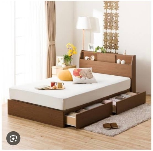 セミダブルベッドフレーム&マットレス