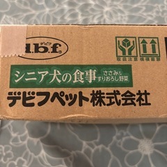 シニア犬の食事の画像