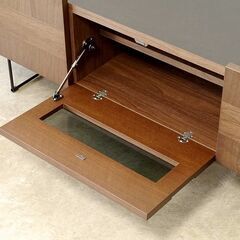 新品　日本製 木製テレビ台 ルト150ローボード シンプルモダン 幅150cm ウォールナット材使用 簡易組立品 KG-3の画像