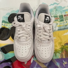 NIKE エアフォース1 Air Force ホワイト ブラックパンダ 23.0の画像