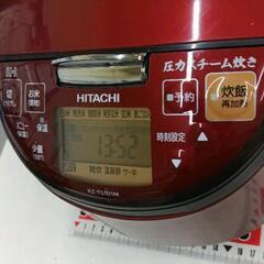 0806-057 日立IH圧力ｽﾁｰﾑ炊飯器 RZ-TS101.2018年製の画像