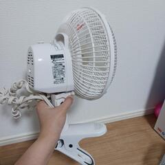 山善のクリップ扇風機の画像