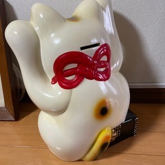 お取引商談中。招き猫　高さ３５センチの画像