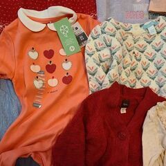 秋冬の6-12ヶ月(70cm)の女の子の赤ちゃんの服の画像