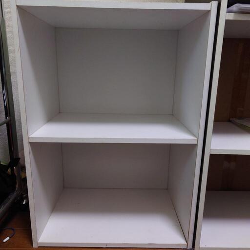 恐らくニトリの棚(2段) (ぬぬ) JR長瀬の収納家具《カラー