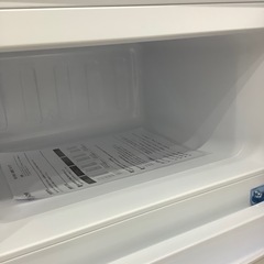 【家電1年動作保証付き】Haierの2ドア冷蔵庫BR-85A（W）のご紹介ですの画像
