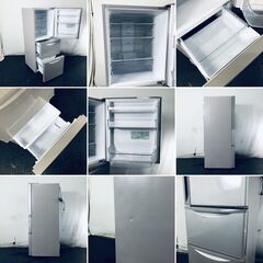 ID:rg220843 【自社配送エリア内限定】日立 HITACHI 冷蔵庫 ファミリー 中古 2019年製 3ドア 265L シルバー ファン式 右開き R-27JV(T)  【リユース品：状態B】【送料無料】【設置費用無料】の画像