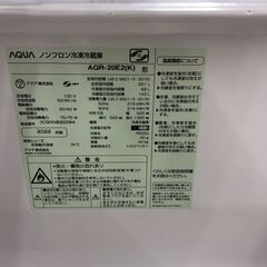 【ジャングルジャングル和歌山店】【Wa1910】 冷蔵庫  ＡＱＵＡ  アクア  ＡＱＲ－２０Ｅ２   2022年製     リユースショップ リサイクルショップ 中古家具 中古家電 中古自転車 古着 冷蔵庫 洗濯機 エアコン 電子レンジ テレビ オフィス家具 ヴィンテージ アンティーク  和歌山市 岩出市 海南市 岬町 和歌山 大阪の画像