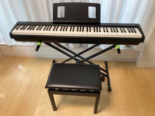 Roland FP-10 電子ピアノ、DP-10ペダル、楽器専用椅子、Gravityスタンド