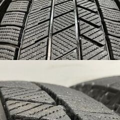 【BS BLIZZAK VRX3 225/65R17】スタッドレス【Weds ravrion RS01 ウェッズ ラブリオン 17インチ 7J5HPCD114.3+38】レクサス/NX等(KTK571-1)クレジットカード QRコード決済可能の画像