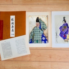 能 版画集 5セット一括 摺師「松本節太郎」署名入り 日本の伝統美 能版画コレクションの画像