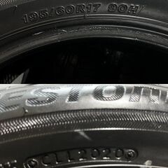 BS BRIDGESTONE ECOPIA EP150 195/60R17 17インチ 夏タイヤ 4本 20年製 バリ溝 60プリウス ライズ ロッキー等　(KTK576)クレジットカード QRコード決済可能の画像