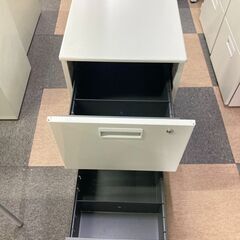 中古　極美品　インサイドワゴン　サイドワゴン　サイドキャビネット　引き出し2段キャビネット　引き出し収納ワゴン　キャスター付　鍵付　愛知県 一宮市 名古屋 稲沢 江南 岩倉 岐阜 羽島 各務ヶ原 三重 愛知 グッドプライス一宮の画像