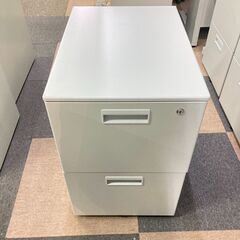 中古　極美品　インサイドワゴン　サイドワゴン　サイドキャビネット　引き出し2段キャビネット　引き出し収納ワゴン　キャスター付　鍵付　愛知県 一宮市 名古屋 稲沢 江南 岩倉 岐阜 羽島 各務ヶ原 三重 愛知 グッドプライス一宮の画像