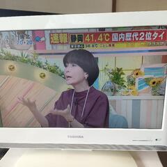 REGZA 液晶テレビ（19インチ）+リモコンの画像