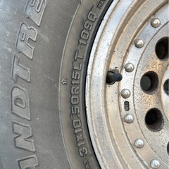 ランクル77 スタッドレスアルミ4本セット　31×10.50R15LT ダンロップ　6穴の画像