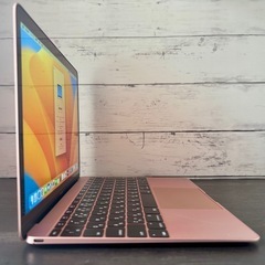 ⭐️美品 MacBook Retina 12㌅/ローズゴールド/2017年/A1534/Core m3 1.2GHz Dual/メモリ8GB/SSD.256GB/JIS配列/バッテリー正常🔋✨の画像