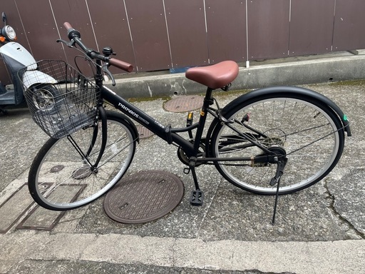 自転車26インチ折りたたみブラック美品 (Karin.) ひばりヶ丘の