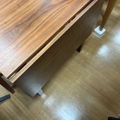 【リサイクル市場エコ伊川谷】 2Pダイニングセット 幅75奥行き75高さ74cm【取りに来られる方限定】の画像