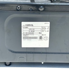リンナイ ガスコンロ ラクシエファイン KG66VGL LPガス用 2021年製 Rinnai mw0529 の画像