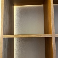 無印良品　スタッキングシェルフ　5×5 つっかえ棒付きの画像