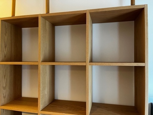 無印良品　スタッキングシェルフ　5×5 つっかえ棒付き
