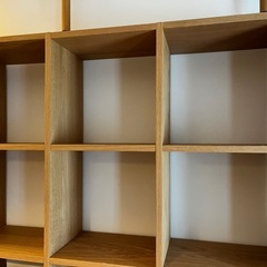 無印良品　スタッキングシェルフ　5×5 つっかえ棒付きの画像