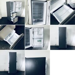ID:rg220846 【自社配送エリア内限定】日立 HITACHI 冷蔵庫 ファミリー 中古 2020年製 3ドア 315L シルバー ファン式 右開き R-V32NV(N)  【リユース品：状態B】【送料無料】【設置費用無料】の画像