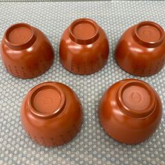 【お売りします】 常滑焼？　朱泥？　陶器製　湯呑　茶器　煎茶碗　茶道具　和食器　5客おまとめの画像