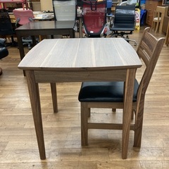 S722 ⭐ ダイニング2点セット デスク+椅子1脚セット 幅75cm USED 綺麗の画像