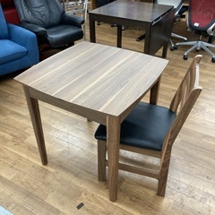 S722 ⭐ ダイニング2点セット デスク+椅子1脚セット 幅75cm USED 綺麗の画像