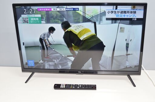 中古品 TCL ティーシーエル 液晶テレビ 32V型 スマートテレビ 32S515 2020年 Android TV リモコン付属 確認済み
