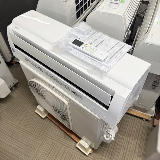 【超美品‼️】東芝 2021年製 6畳用エアコン マジック洗浄熱交換器 100V/2.2kw
