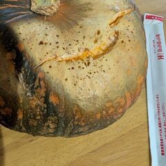 ふつうのかぼちゃと黒かぼちゃ　本日19時~明日朝10時までの取引のみの画像