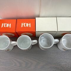 【お売りします】 非売品　たち吉　FDH　Super Hawks　ダイエーホークス　マグカップ　4点　おまとめ　未使用の画像