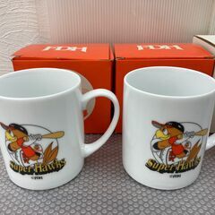 【お売りします】 非売品　たち吉　FDH　Super Hawks　ダイエーホークス　マグカップ　4点　おまとめ　未使用の画像