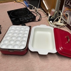 アイリスオーヤマ　着脱式ホットプレートの画像