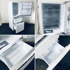 ID:rg220849 【自社配送エリア内限定】三菱 MITSUBISHI 冷蔵庫 ファミリー 中古 2020年製 3ドア 335L ホワイト ファン式 右開き MR-C34E-W  【リユース品：状態B】【送料無料】【設置費用無料】の画像