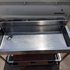 120cm　ステンレス 1槽シンクの画像